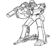 Printable transformers megatron  coloring pages
